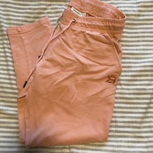 Better Bodies Blush Pink Tapered Jogger Sweatpants